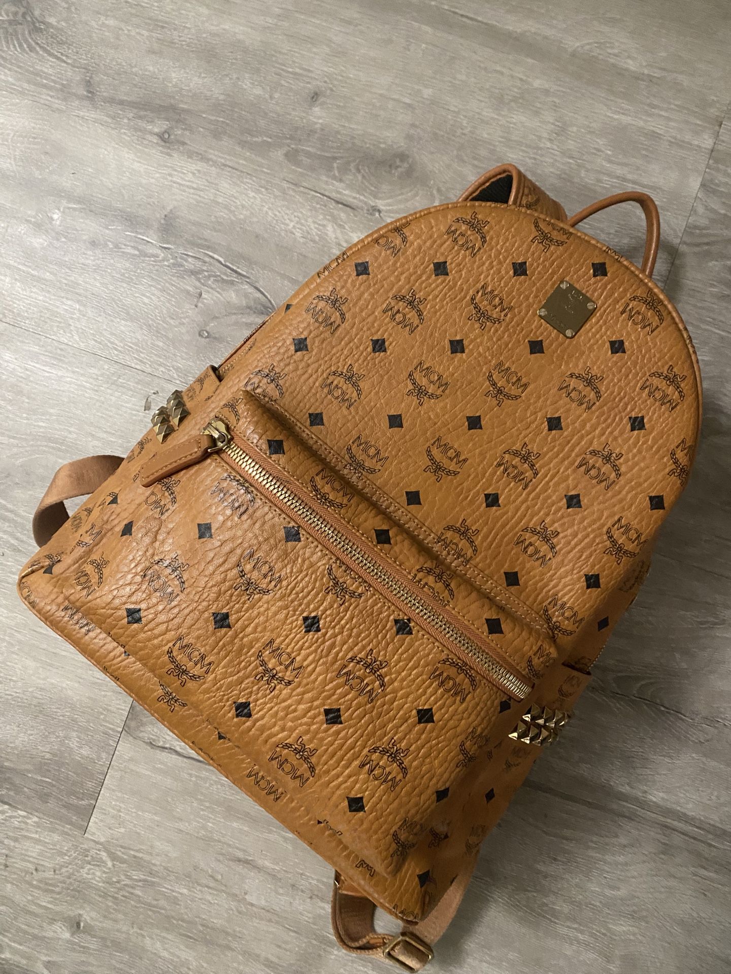 Brown MCM Backpack