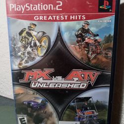 MX vs ATV Unleashed Greatest Hits For Playstation 2