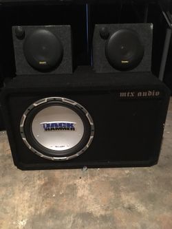 Sub and speakers