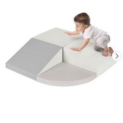 Best Choice Products 4-Piece Kids Climb & Crawl Soft Foam Block Playset Structures for Child Development - Neutral