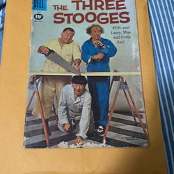 Three Stooges 1961 Dell Comic Book