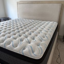 g-Sized Ashley Furniture Bed + Mattress + Box Spring
