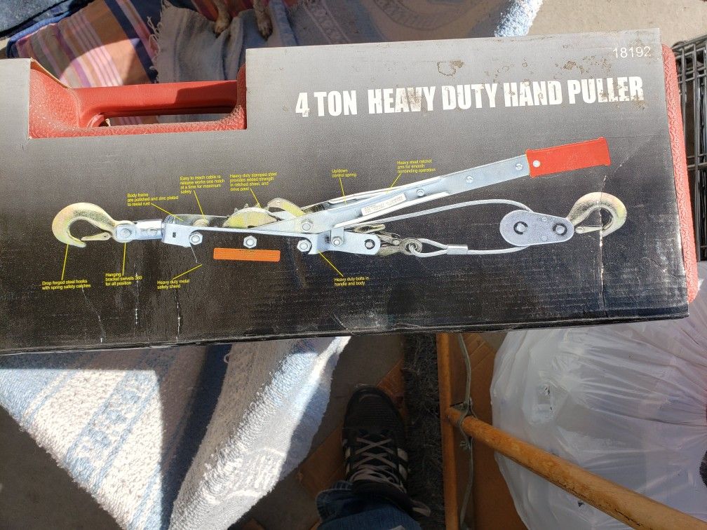 Grip 4 TON Heavy Duty Hand Puller