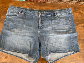 Lot of 5 Torrid Lane Bryant denim shorts (size 28)