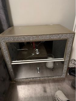 Mirrored night Stand