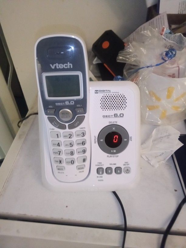Cordless Home Phone with Answering Machine Handset Landline Digital Caller ID