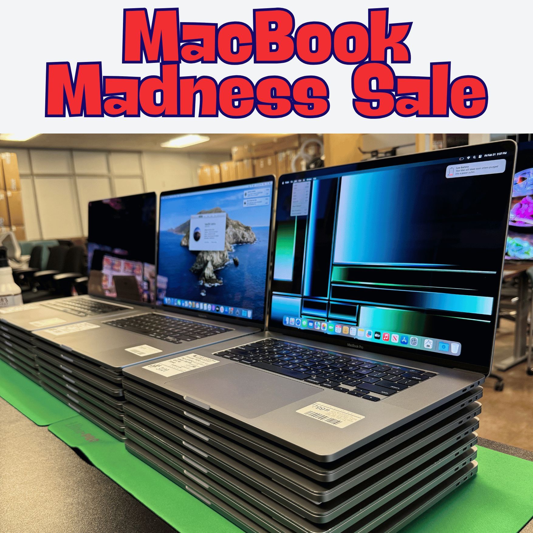Apple MacBook Pro Laptop Sale! MacBook Airs, iMacs, and More!
