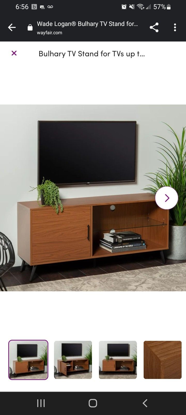 Tv Stand Mulhary Mid-century Mod Storage Unit
