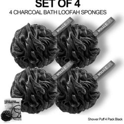 4pc Shower Sponges 