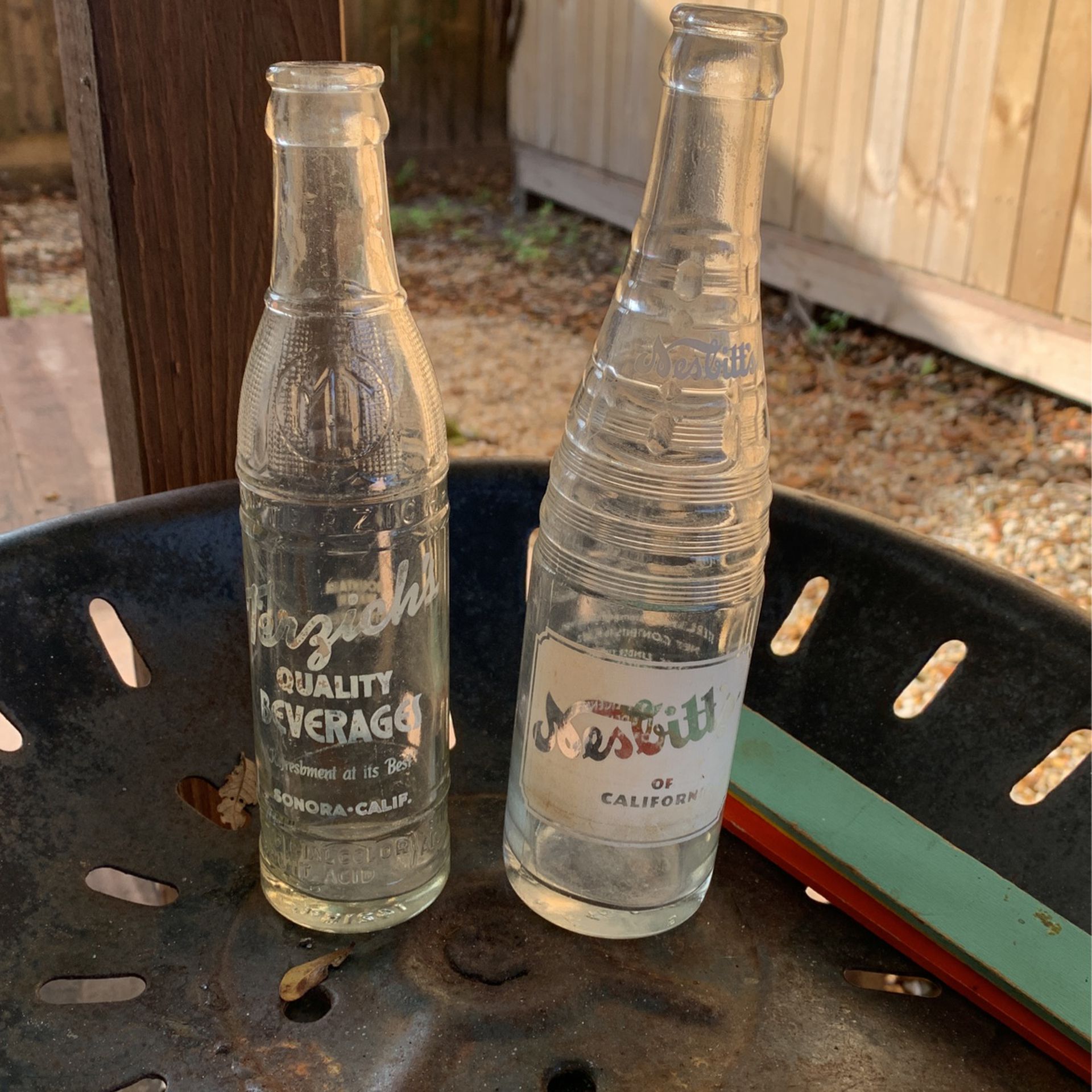 Antique Soda Bottles