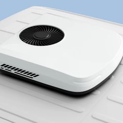 RV Air Conditioner, 12V 10000 BTU Top Mounted Heating and Cooling Parking Air Conditioner Set for RVs, Trucks, Vans, Campers