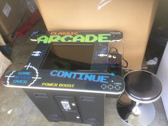 Classic cocktail arcade game table