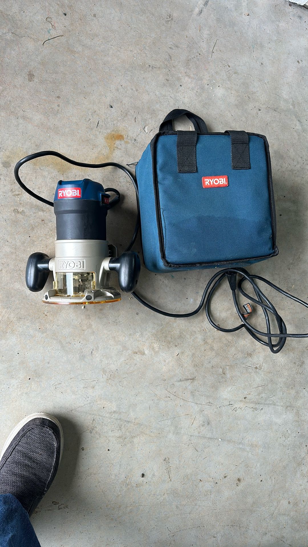 Ryobi Router With Case