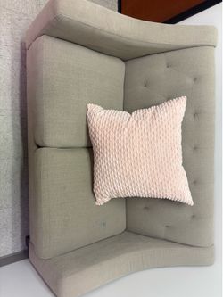 Beige Loveseat