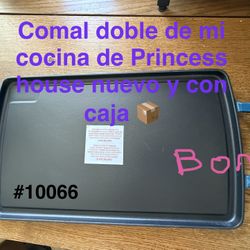 Comal Doble De Hierro Forjado 👉 princess house todo nuevo y con caja 📦