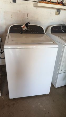 Whirlpool Cabrio high capacity washer and dryer.