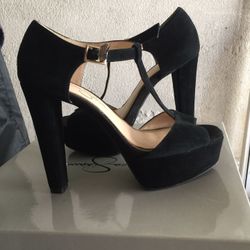 Jessica Simpson black suede 7.5 size