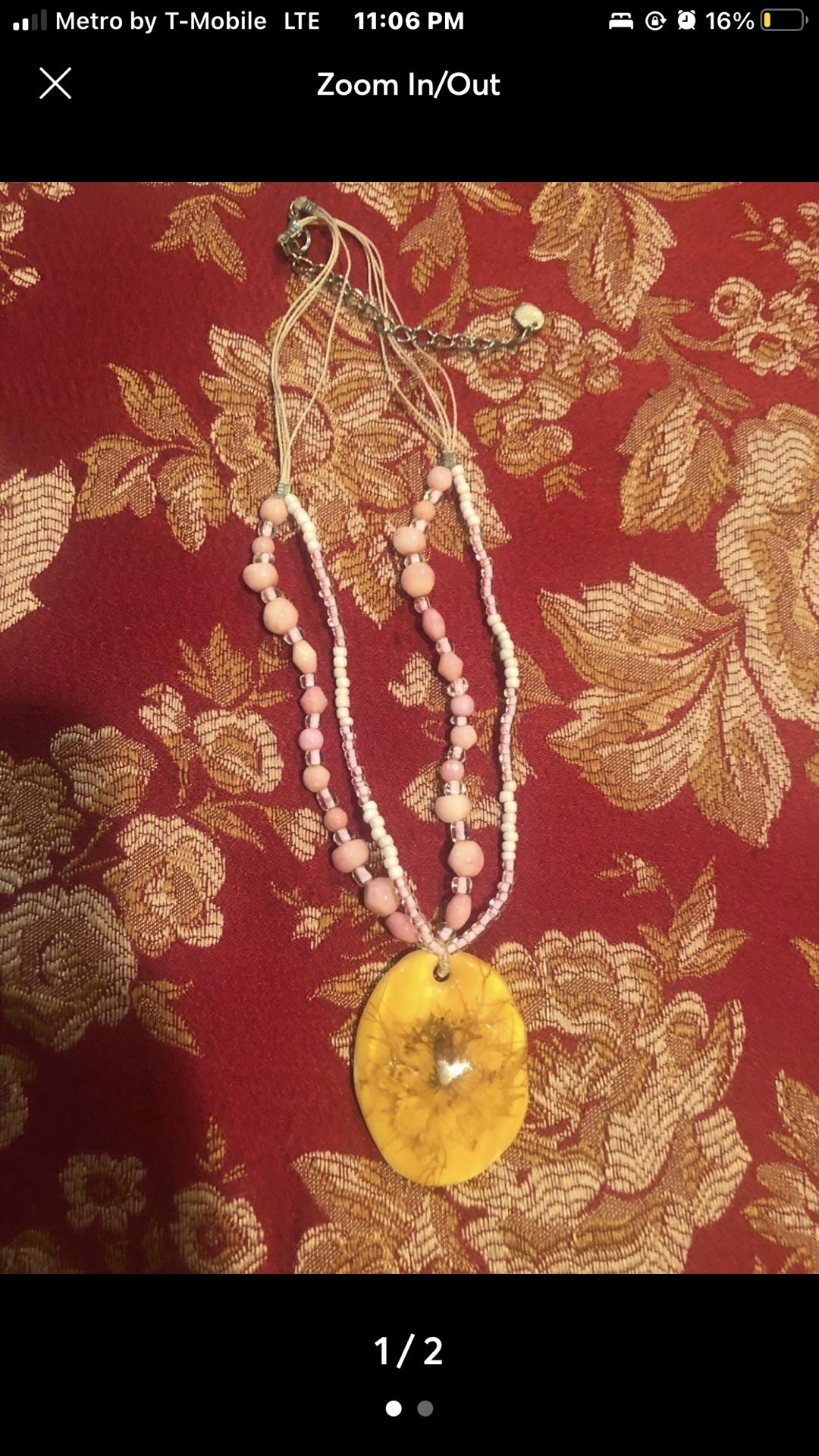 Beaded necklace