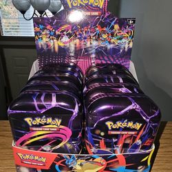 Pokémon MEGA Heroes Mini Tin BOX Sealed NEW Trading Cards TCG