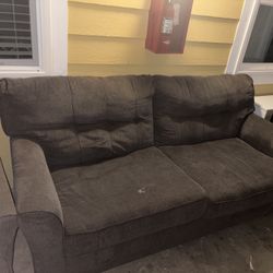 Three seater couch and a loveseat