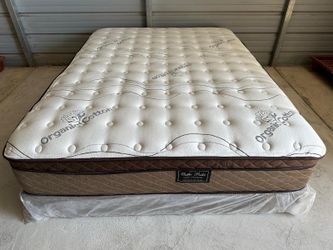 New full size organic mattress only