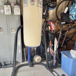 Everlast Canvas Punching Bag w/ New Stand