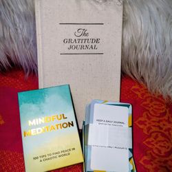Gratitude Journal +100 Mindfulness Flash Cards
