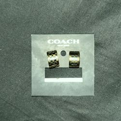 Coach earrings