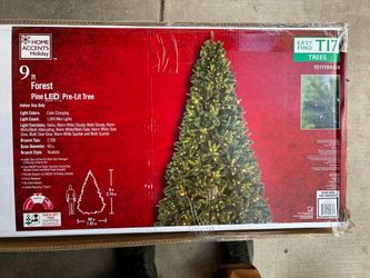 New 9” Forest Pine pre-lit Christmas Tree