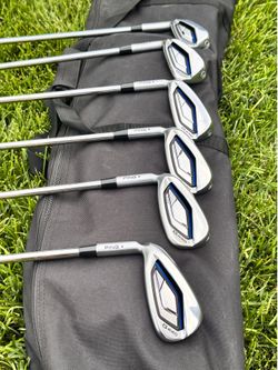 Left Handed Ping G440 Iron Set 5,6,7,9,PW,UW – AWT 3.0 Steel – Missing 8 Iron