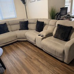 Couch  - 4 Seat Recliner 