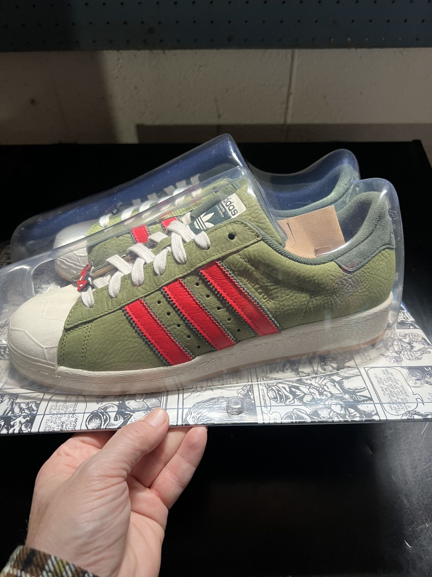 Adidas Shelltoe Ninja Turtles Size 10.5