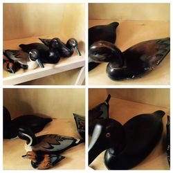 Decoy ducks 4 vintage