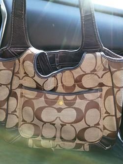 Coach Signature Tote Bag