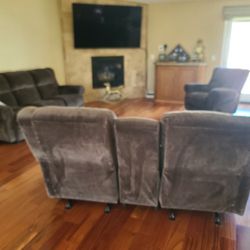 Reclining / Rocking Sofa, Loveseat And Chair