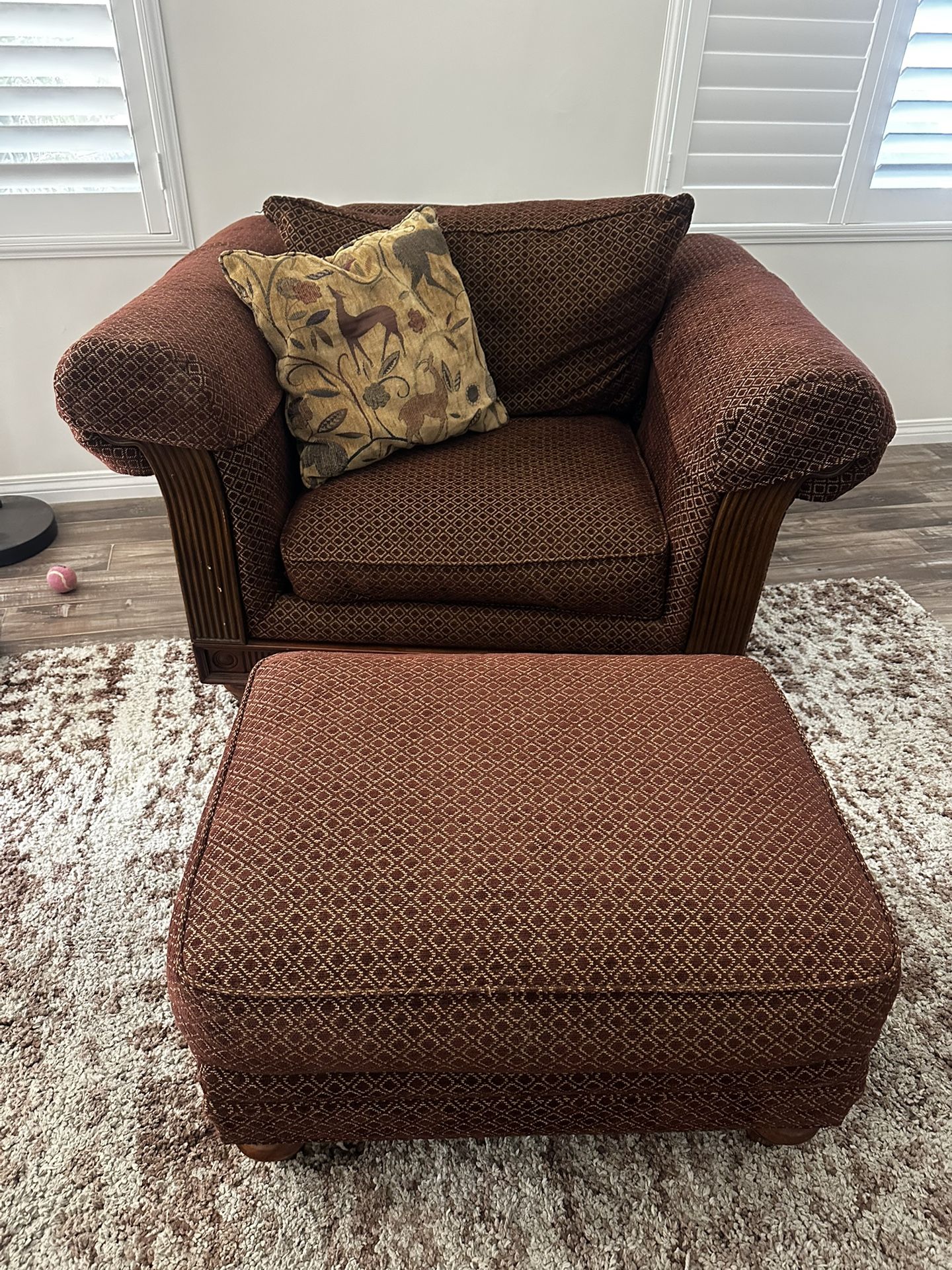 Sofa (couch) Chair And Ottoman