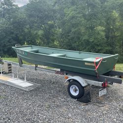 10ft Boat With Trailer Both Titled /Trade 