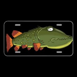 License Plate Novelty Car Front Pike Fish Predator Shchuchin