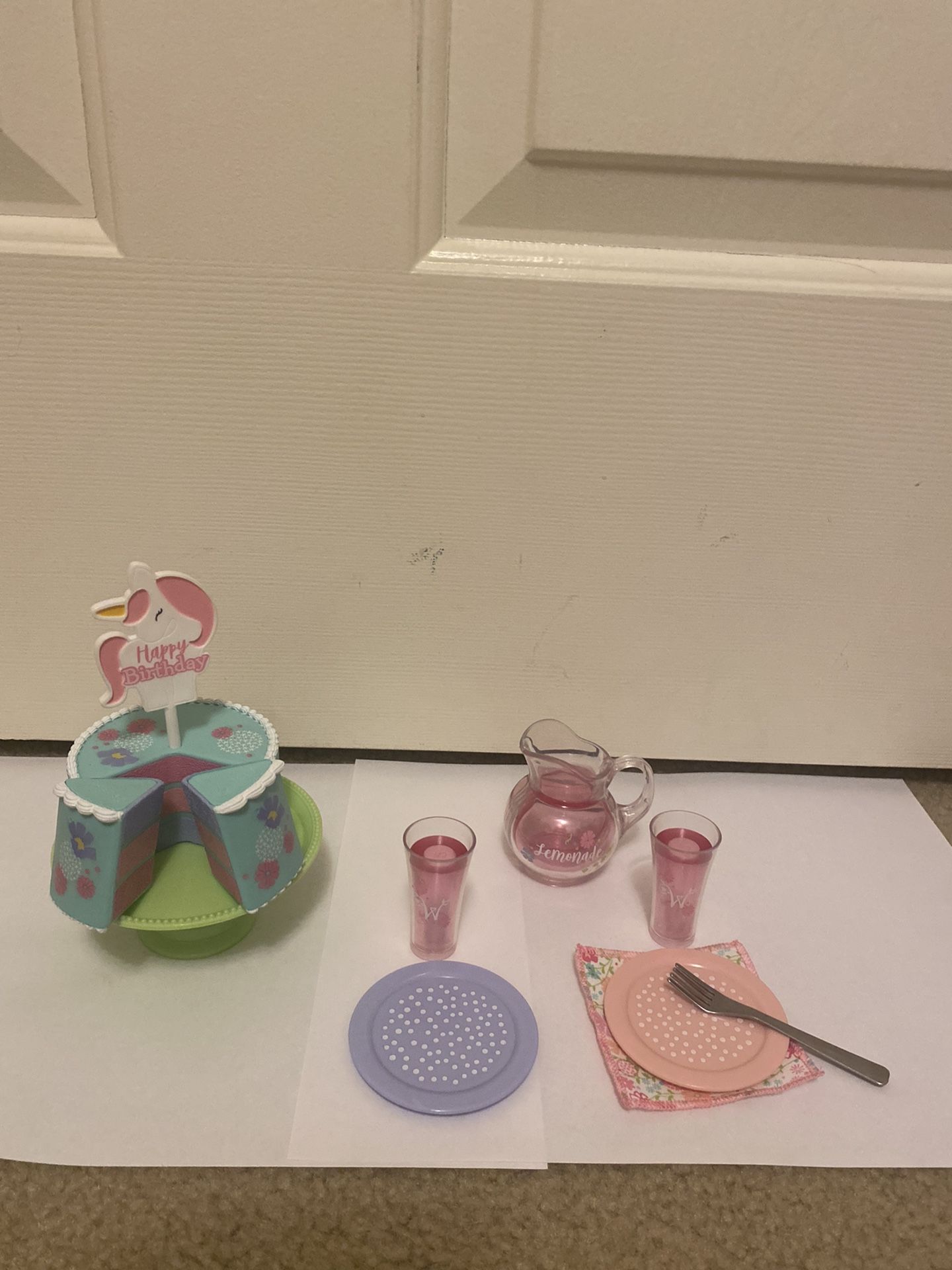 American Girl WellieWishers Birthday Treat Set for 14.5" Dolls ,