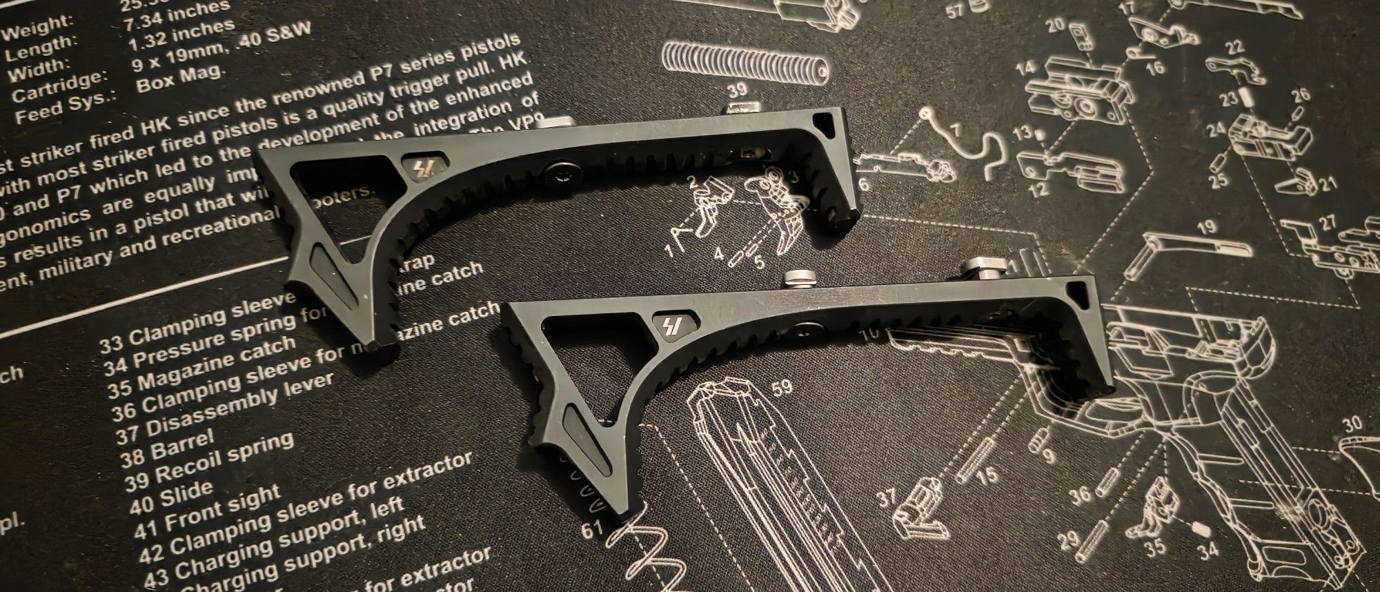 Strike Industries MLOK LINK Curved Fore Grip