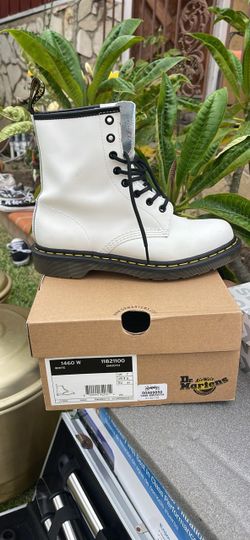 Dr. Martens 1460 White Smooth Leather Boot