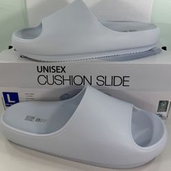 32 DEGREES COOL Cushion Slides Women's Men's sandals - Blue - size L