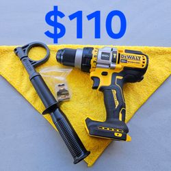 $110 New Dewalt 3-Speed Hammer Drill Flexvolt Advantage DCD999 20-Volt (Tool-Only)