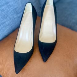 Jcrew  Elsie Suede Black Pumps Size 8.5