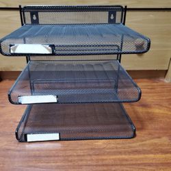 Metal Desk organizer Rack Paper 