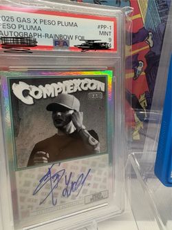 2025 Gas X Peso pluma Autograph card
