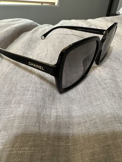 Chanel Acetate Polarized Square Sunglasses 5505-A Black