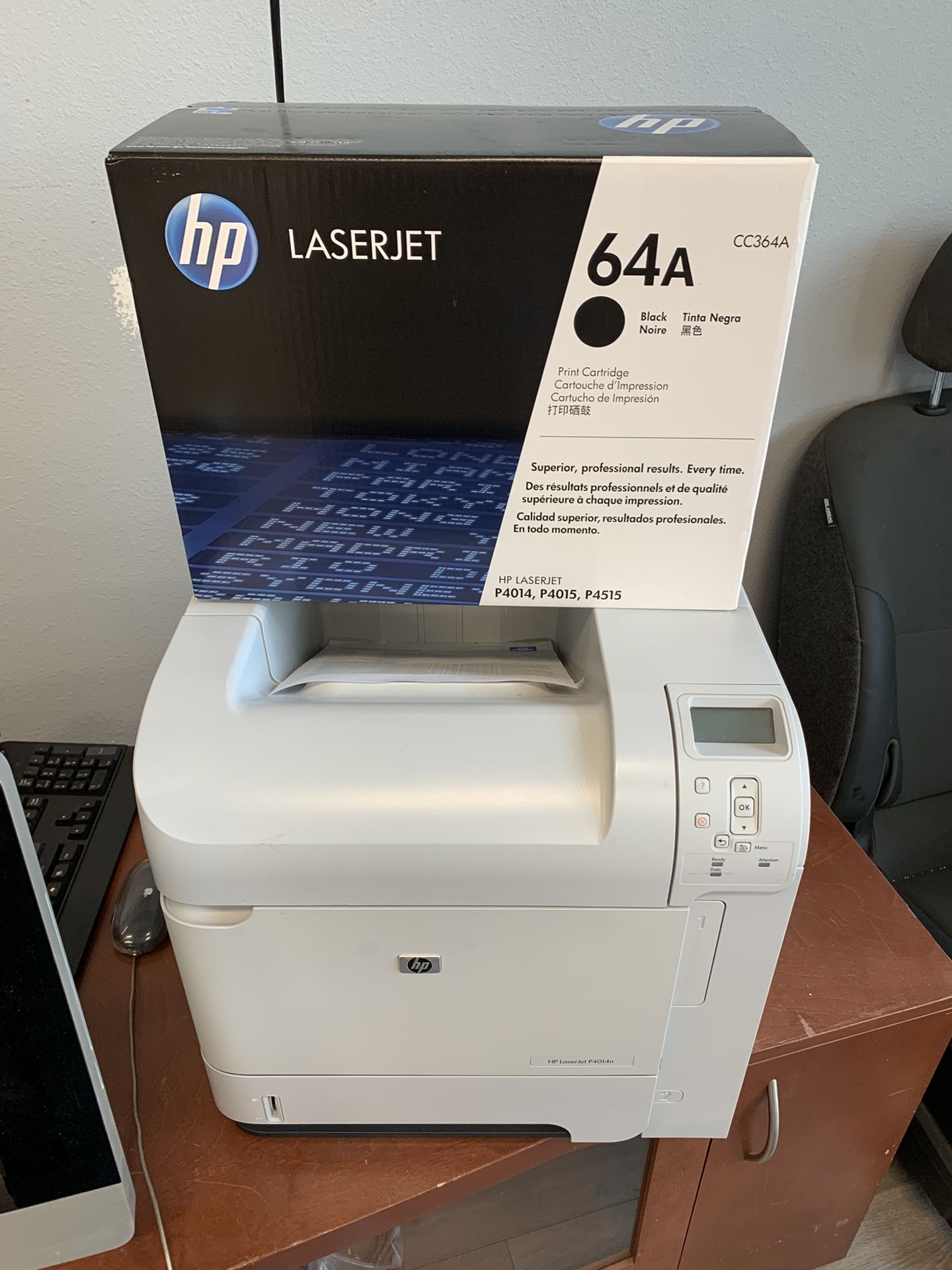 HP Printer w/New Toner $150