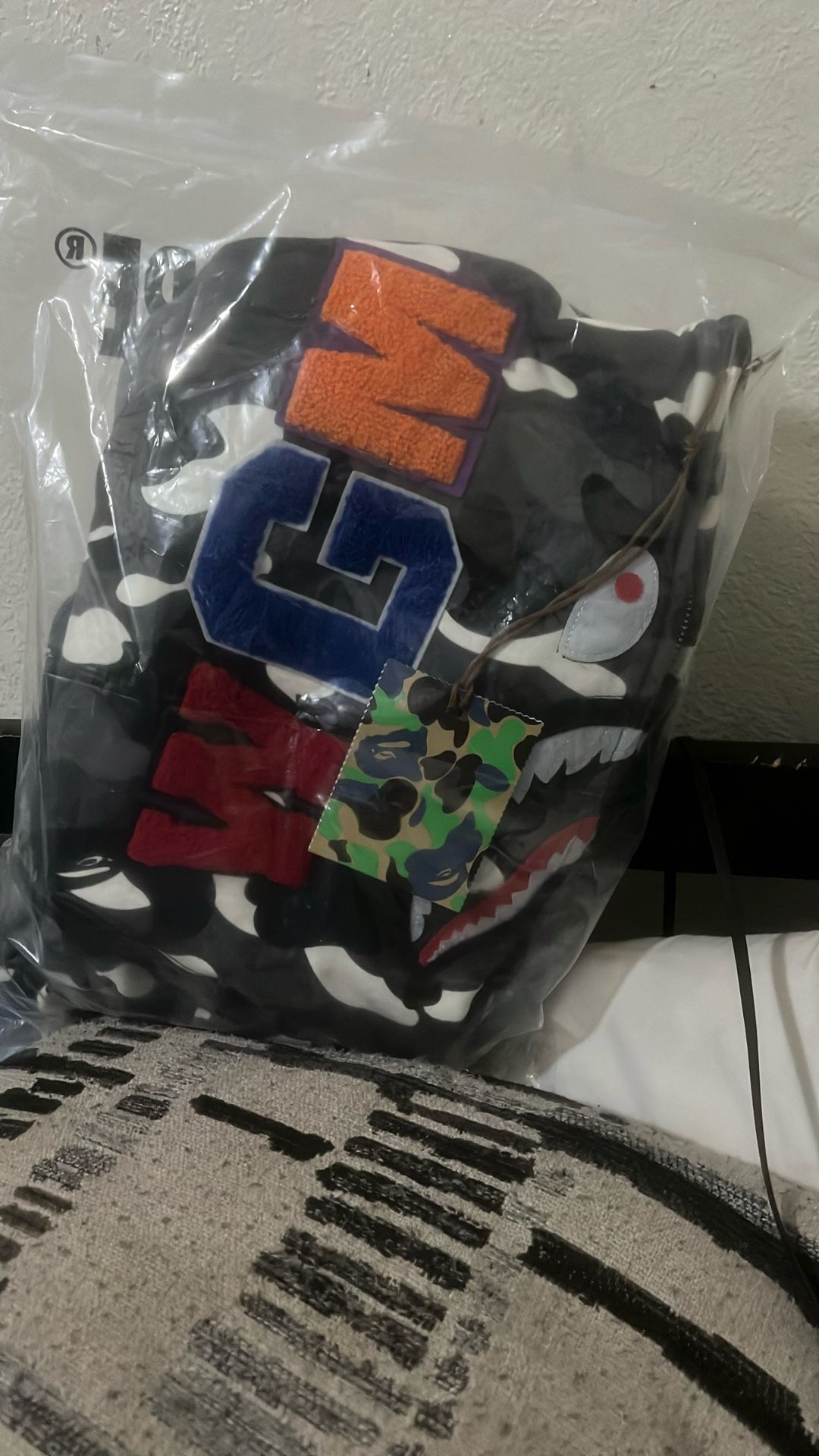 Bape Hoodie Black And White