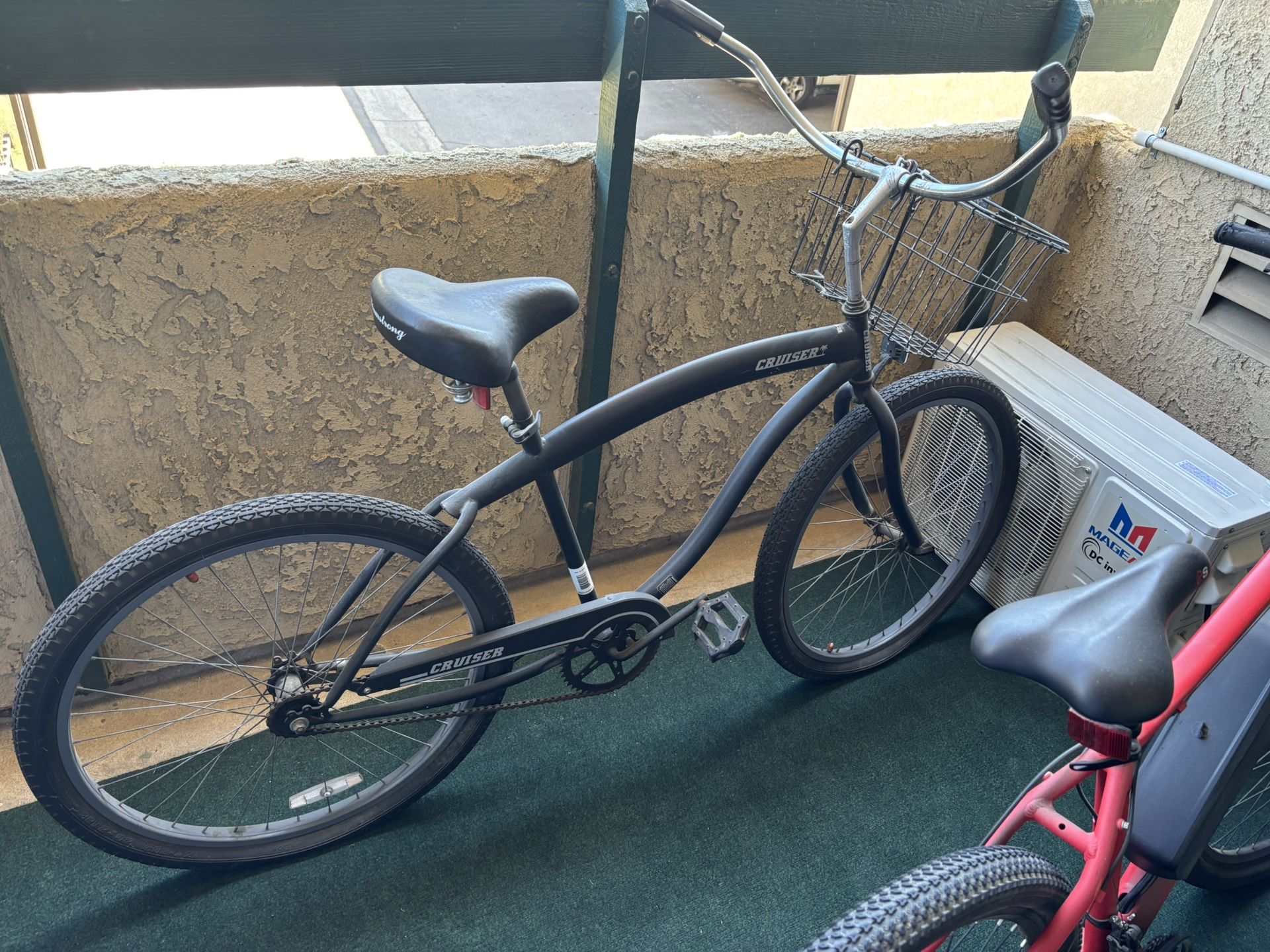 Beach Cruiser Black With 🧺 Basket